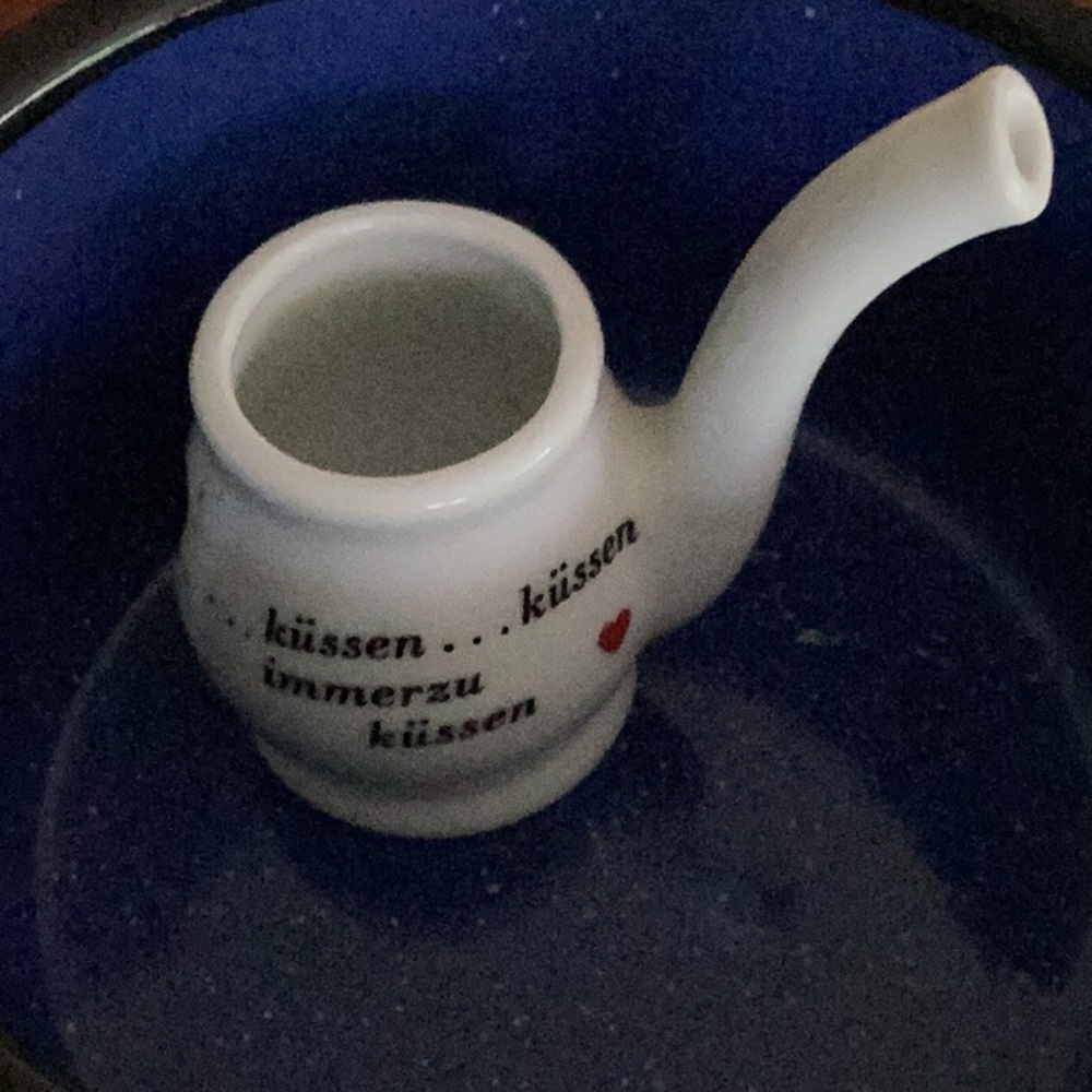 German Schnapps Pipe 💋LIEBE IST Porcelain EVC - Picture 4 of 16